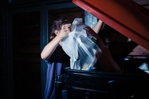 Eco-friendly office clearance process in action